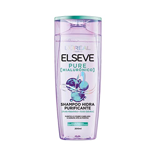 Shampoo L'Oréal Paris Elseve 200ml Pure Hialurônico