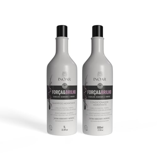 Kit Shampoo e Condicionador Inoar Força e Brilho