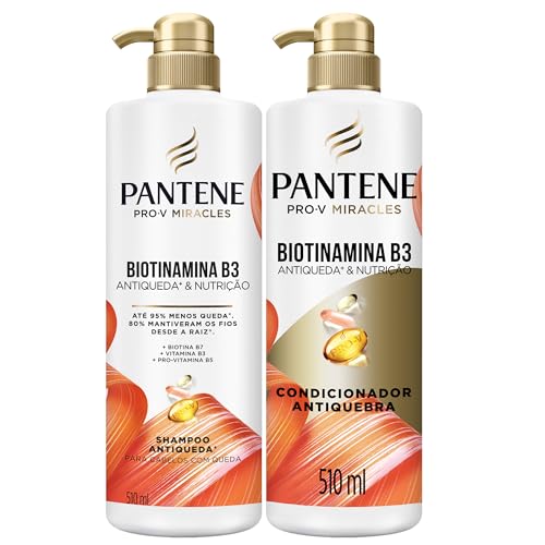 Kit Shampoo e Condicionador Pantene Antiqueda e Nutrição
