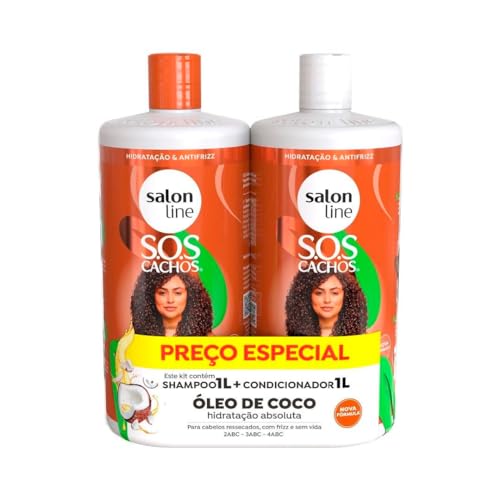Kit Shampoo e Condicionador Salon Line SOS Cachos Coco