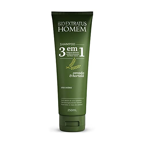Shampoo Bio Extratus 250ml Homem 3em1