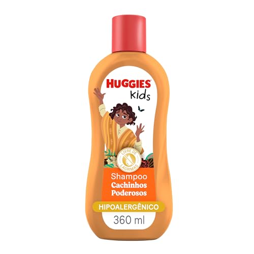Shampoo Huggies 360ml Kids Cachinhos Poderosos