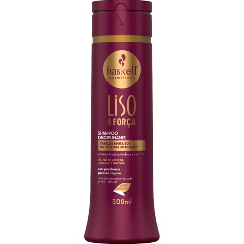 Shampoo Haskell Liso com Força 300ml