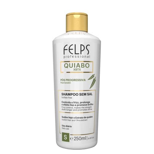 Shampoo Felps 250ml Quiabo Xbtx Pós Progressiva