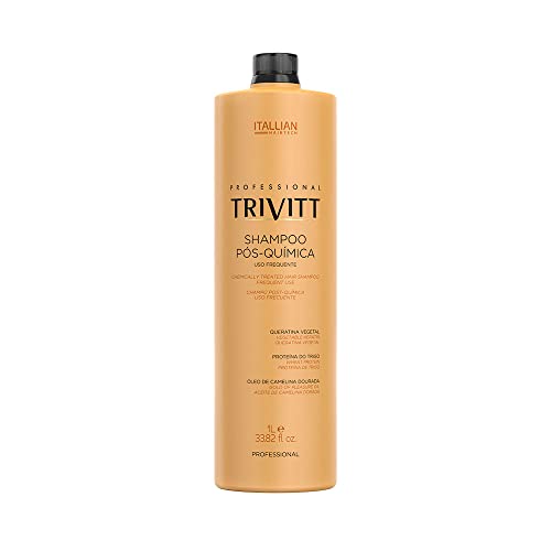 Shampoo Itallian Hairtech 1L Trivitt Pós-Química