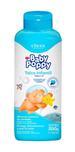 Talco para Bebê Baby Poppy 200g Tradicional