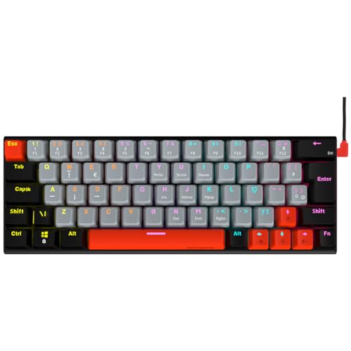 Teclado PCYES Kuromori PTKM60RD