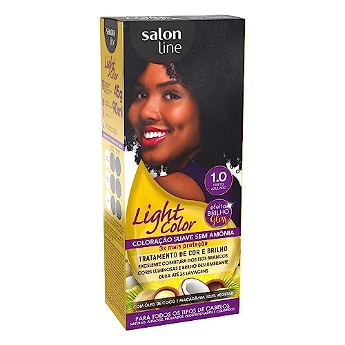 Tinta de Cabelo Salon Line Light Color 1.0