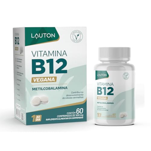 Vitamina B12 Lauton 60 Cápsulas Metilcobalamina