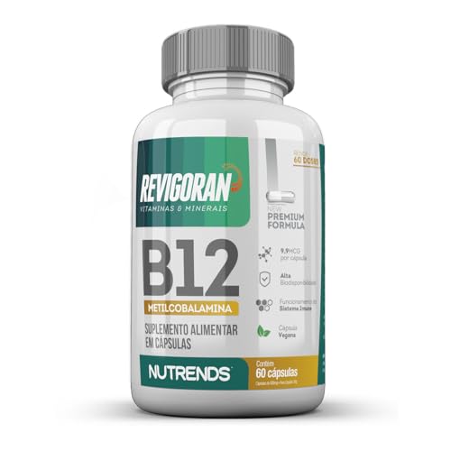 Vitamina B12 Nutrends 60 Cápsulas Revigoran Metilcobalamina