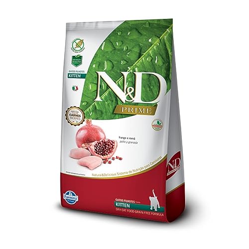 Ração N&D Prime Gatos Filhotes Frango e Romã 400 g