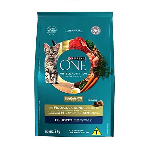 Ração Seca Nestlé Purina One Frango e Carne para Gatos Filhotes 2 kg