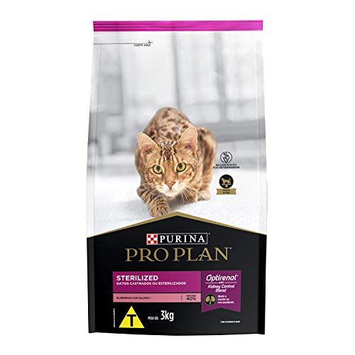 Ração Purina Pro Plan Gatos Castrados Salmão 3kg