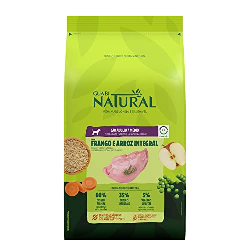 Ração Guabi Natural Cães Adultos Grandes Frango e Arroz 12 kg