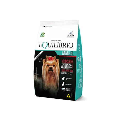Ração Equilíbrio Cães Adultos Yorkshire Porte Mini Frango 1 kg