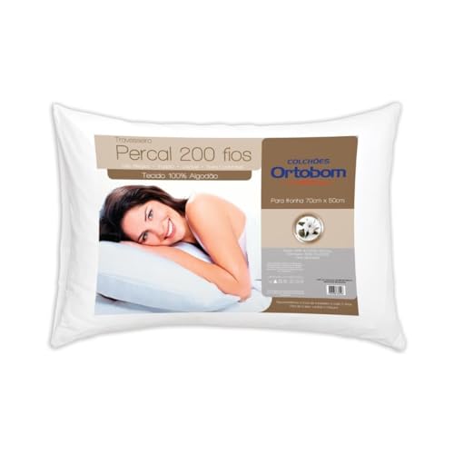 Travesseiro Ortobom Percal 200 Fios